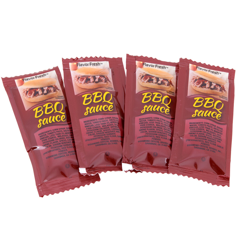 Barbecue (BBQ) Sauce 12 Gram Portion Packets 200/Case