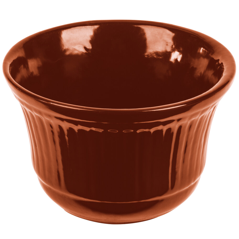 Tablecraft CW1453CP 16 oz. Copper Cast Aluminum Condiment Bowl