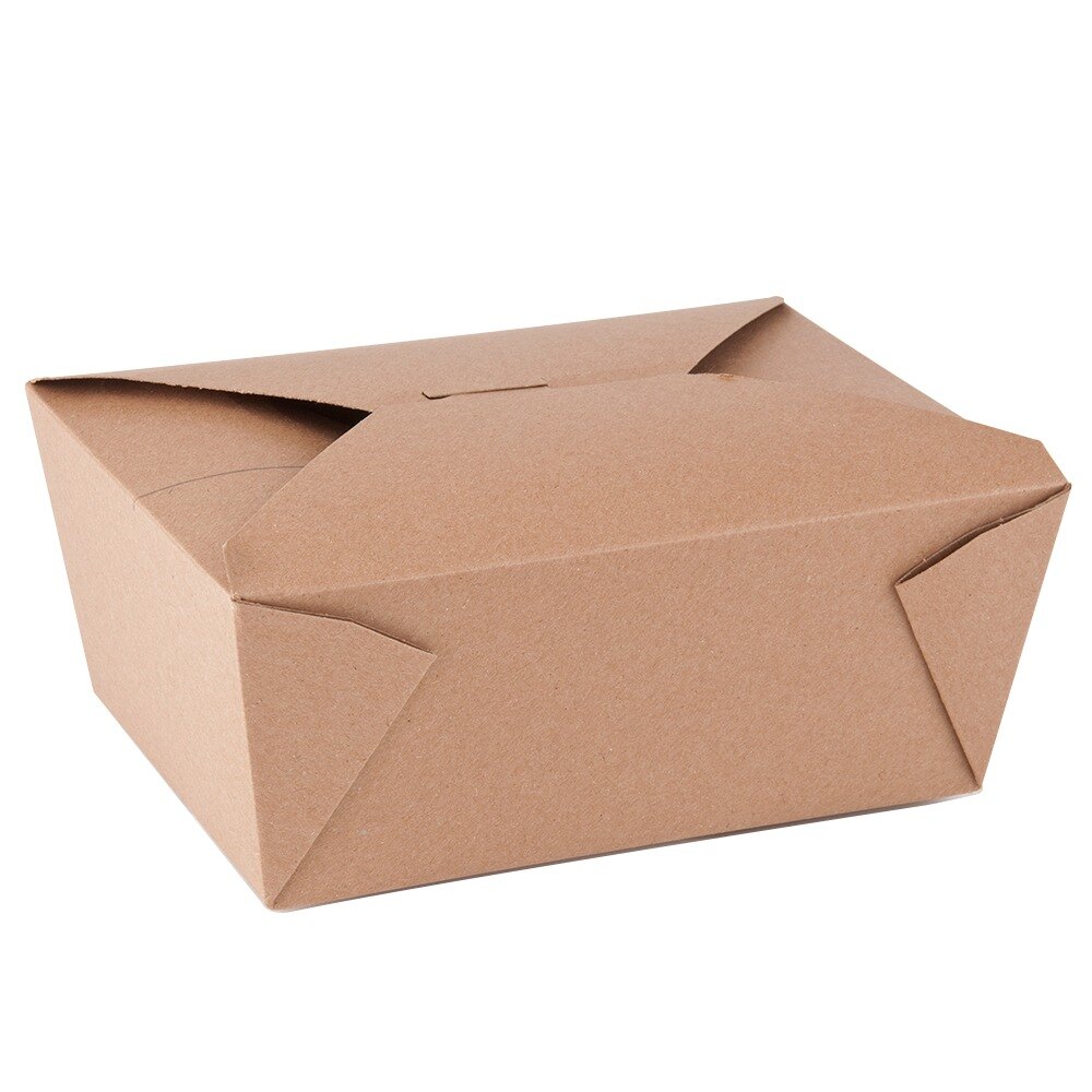 BioPlusEarth 04BPEARTHM Kraft 8" x 6" x 3 1/2" Microwavable Paper 4