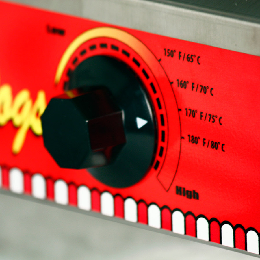 Paragon 8080 Classic Dog Hot Dog Steamer and Merchandiser 120V, 1200W