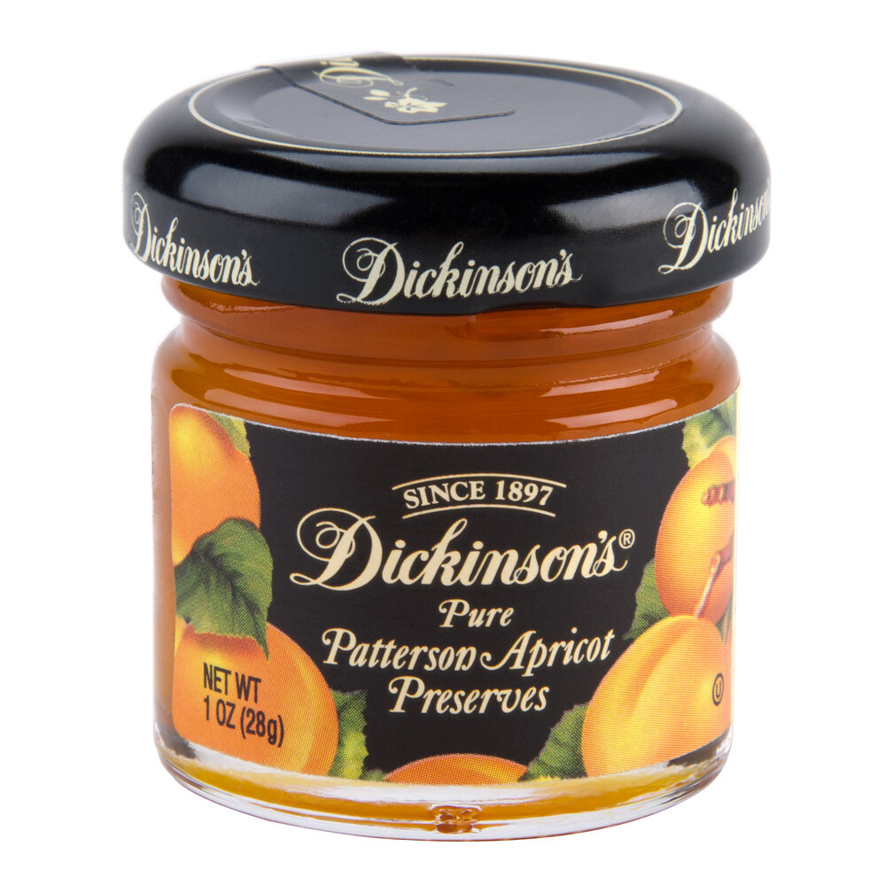 Dickinson's 1 oz. Patterson Apricot Preserves 72/Case