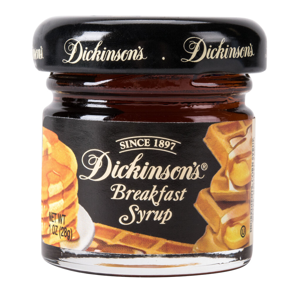 Dickinson's 1 oz. Breakfast Syrup 72/Case
