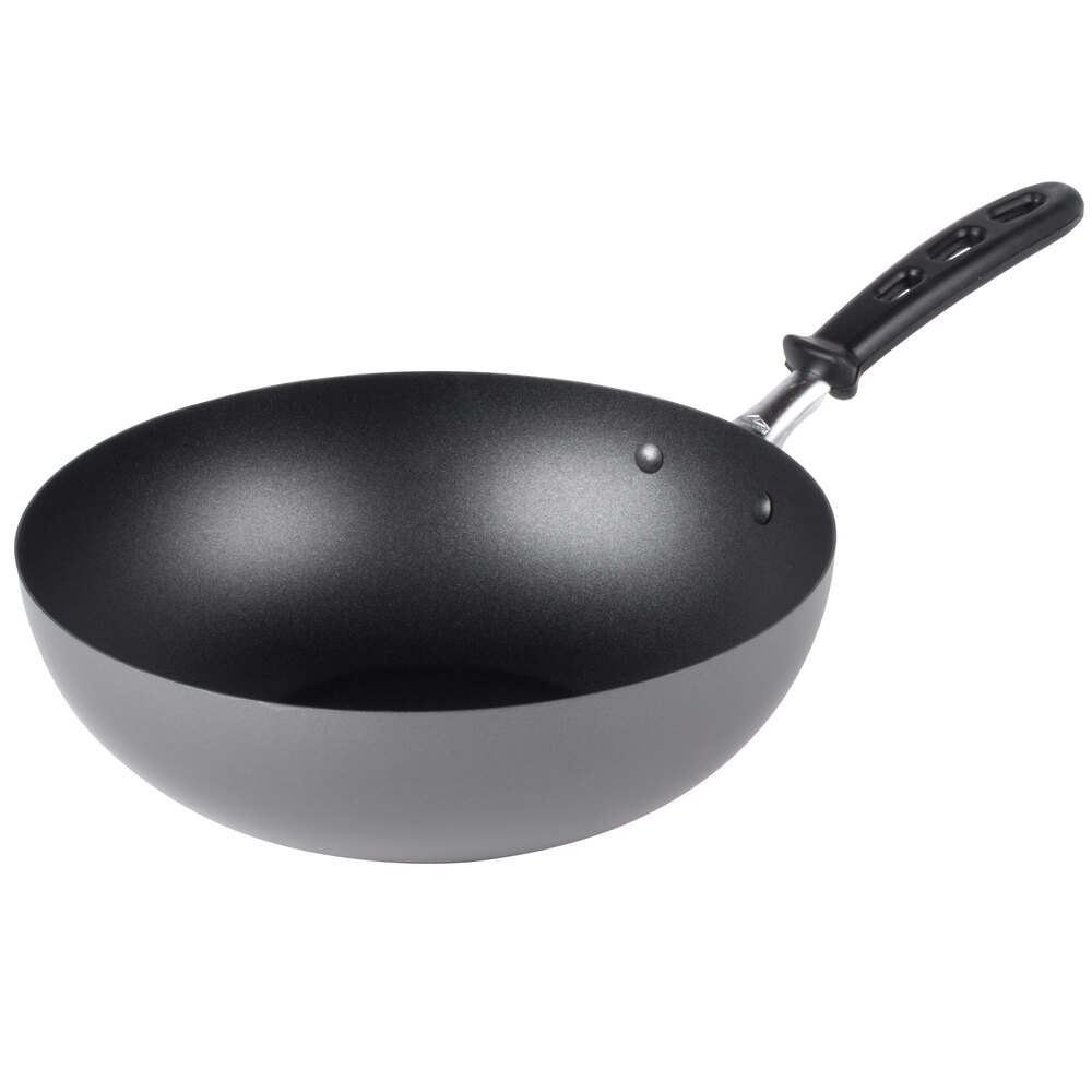 Vollrath 59950 11" NonStick Carbon Steel Induction Stir Fry Pan