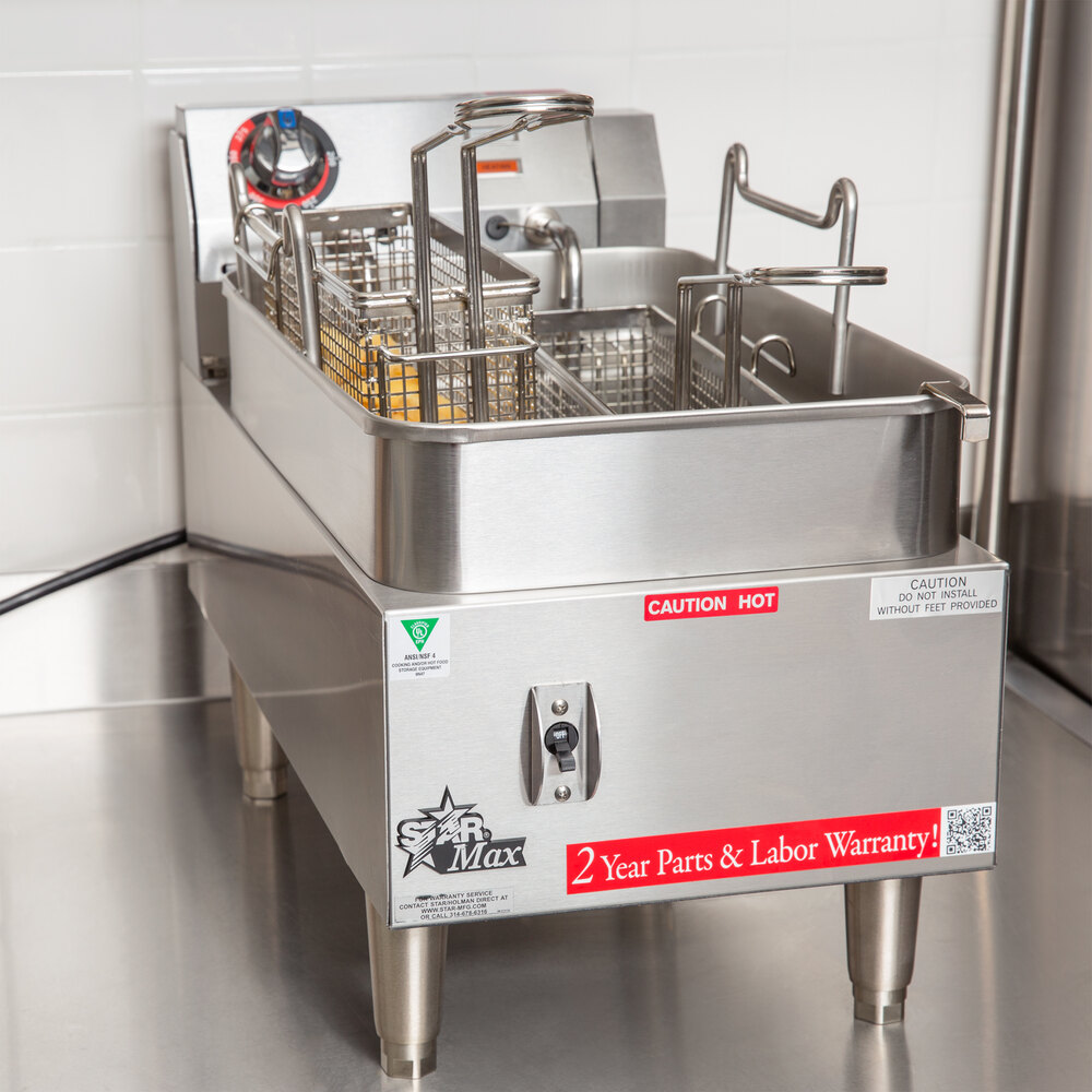 Star Max 515F 15 lb. Commercial Countertop Deep Fryer 5750W