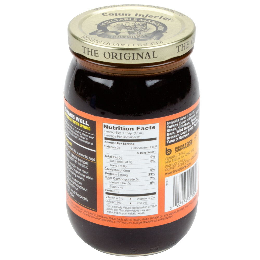 Cajun Injector 16 oz. Teriyaki and Honey Marinade
