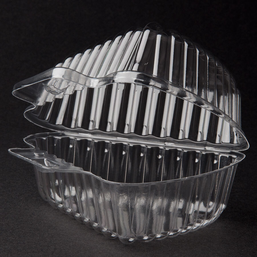 Douglas Stephen PlastiCase BL644 10" Pie, 7 Slice Clear Plastic Pie