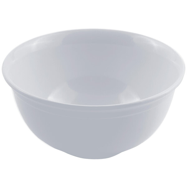 A Bon Chef pewter-glo serving bowl on a white background.