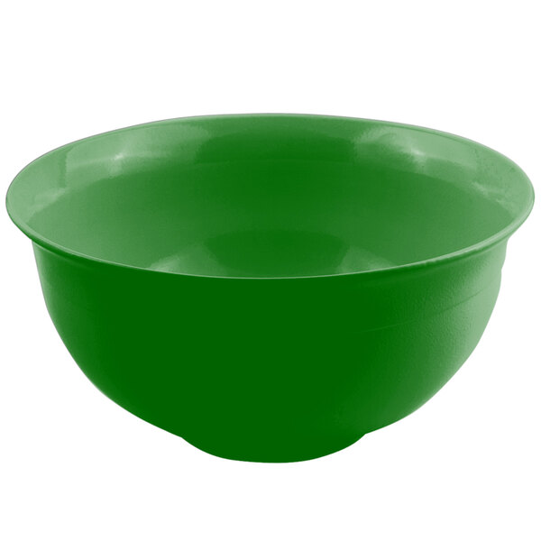 A Bon Chef Calypso Green cast aluminum tulip bowl.