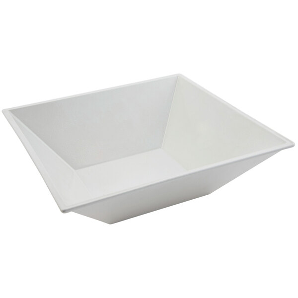 A white flared bowl by Bon Chef.