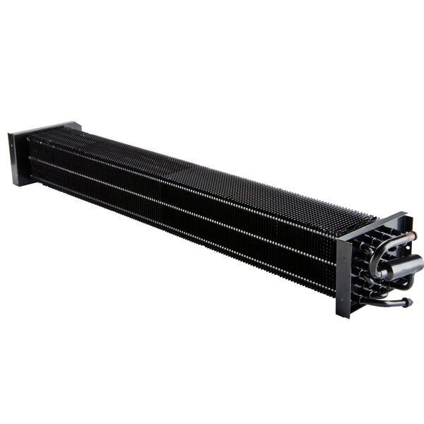 A long black rectangular Avantco evaporator coil.