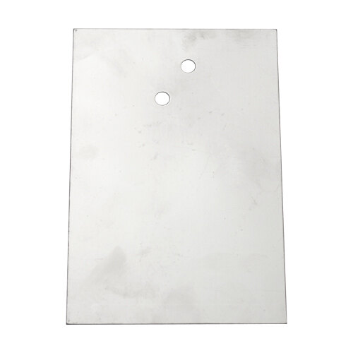 A white rectangular wall plate with three holes.