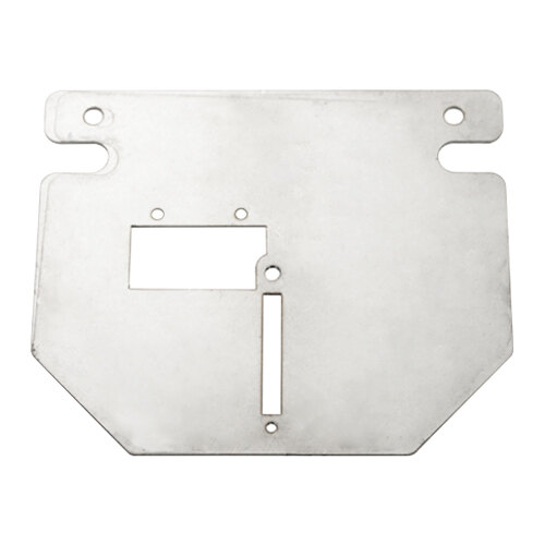 A Nemco metal face plate with two holes.
