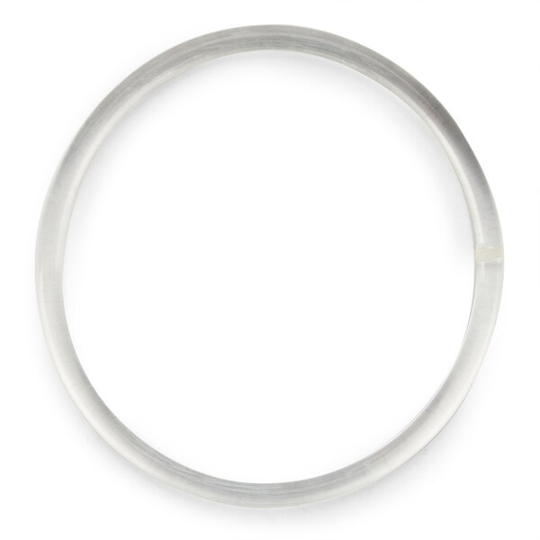 A white plastic drive belt for Nemco ShrimpPro Shrimp Cutters.