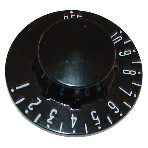 A black All Points kettle thermostat dial with numbers.