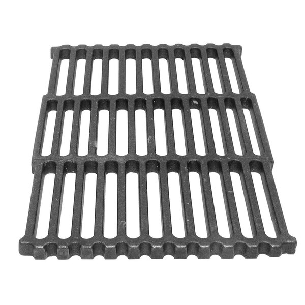 A black All Points cast iron bottom grate with many rows of holes.