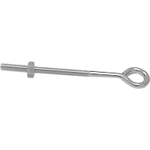 An All Points 5" Eye Bolt with a 1/4"-20 metal screw.