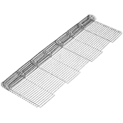 An All Points 18" conveyor belt with wire mesh.