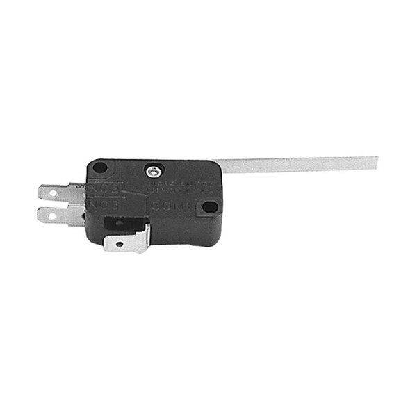 A black and silver All Points micro leaf switch with a metal handle.
