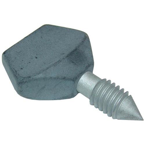 A close-up of an All Points thumb screw with a metal head.