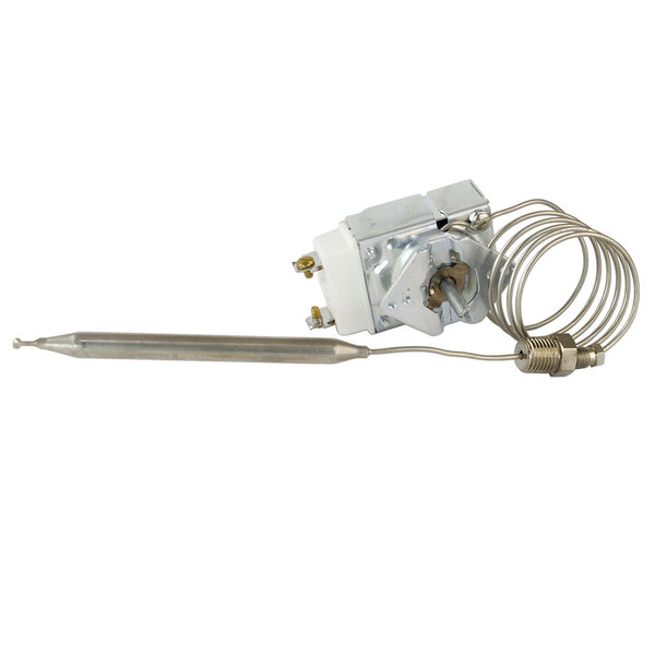 An All Points Type RX thermostat with a metal tip and wires.