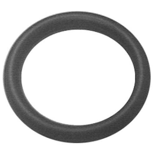 A black rubber O-ring.