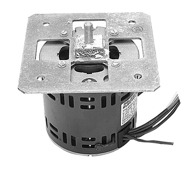 A black metal All Points blower motor box with wires.