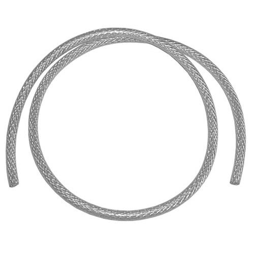 Nylon braided PVC tubing with a white background.