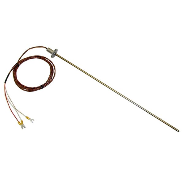 A long metal rod with wires attached.