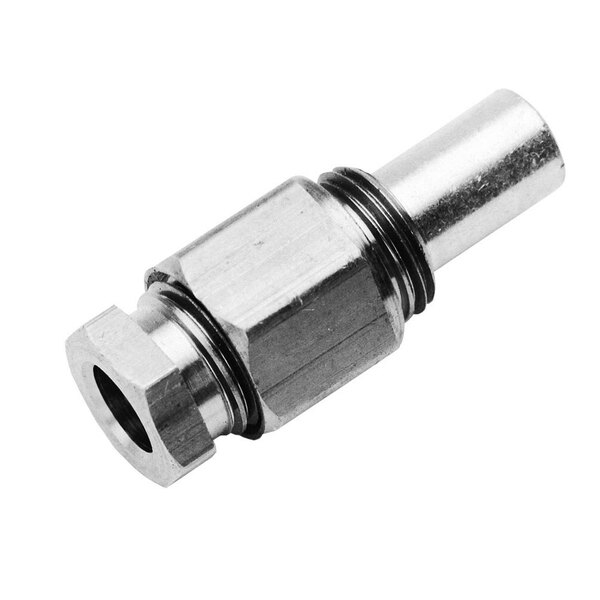 A metal All Points Pilot Orifice with a stainless steel threaded connector.