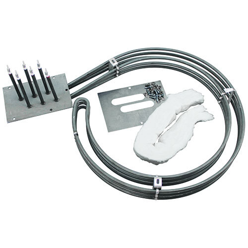 An All Points oven heating element with a metal plate and white plastic connectors.