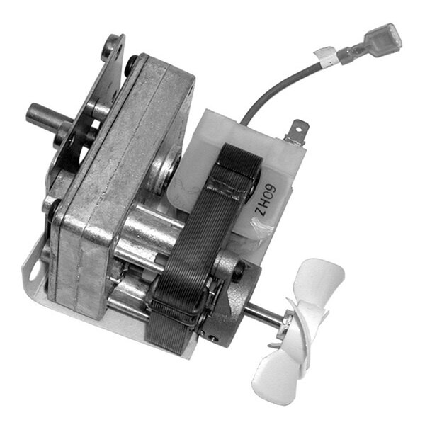 An All Points 3 RPM drive motor with a white fan attached to it.