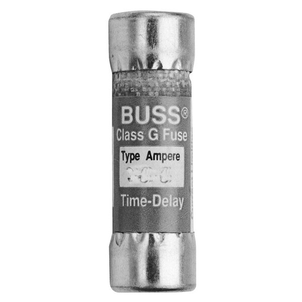 A close-up of the label on an All Points 15 Amp Time Lag Fuse with the words "time lag" on it.