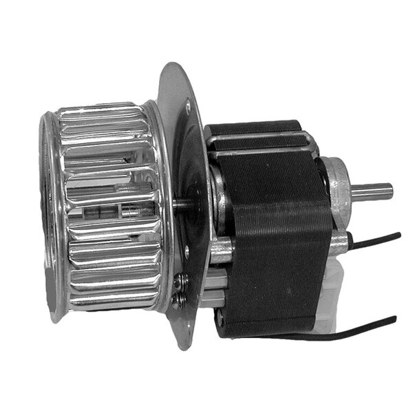 An All Points blower motor assembly with a black cover and wires.
