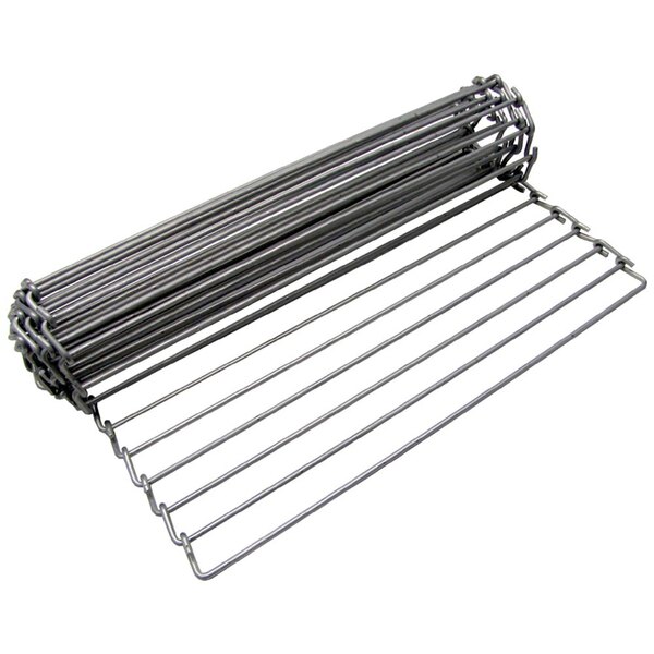 A metal wire conveyor belt for an All Points commercial toaster.