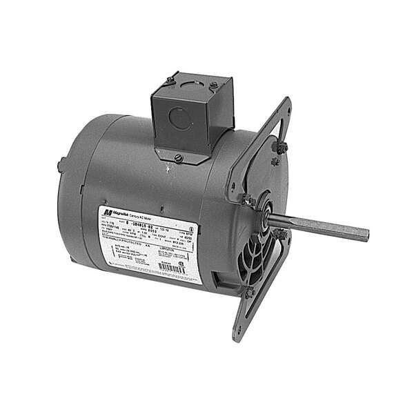 An All Points 2-speed electric motor with a white label.