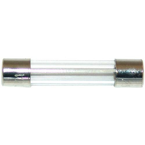 A close-up of a silver metal cylinder, the All Points 7A Fast Acting Glass Fuse.