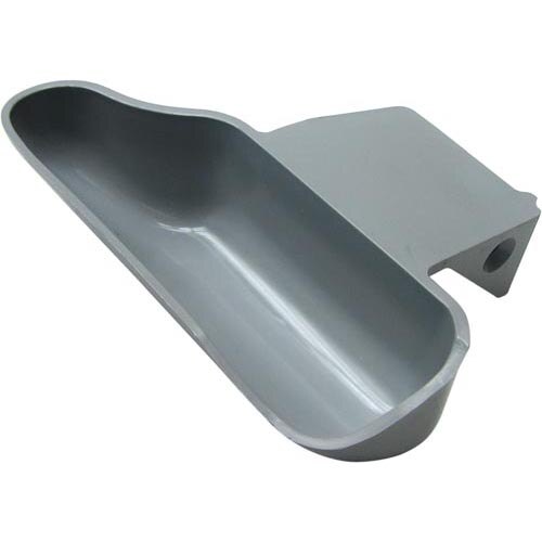 A grey plastic waste bucket with a handle.