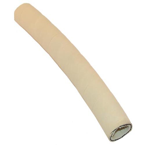 A long white silicone tube with reinforced braids.