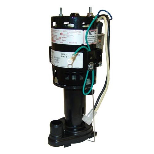 A black All Points pump and motor assembly with wires attached.