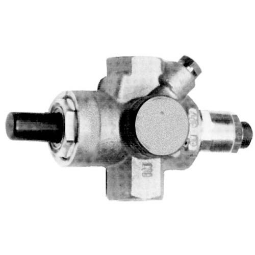 A metal All Points Pilot Safety Valve with 3/8" and 1/4" connections.