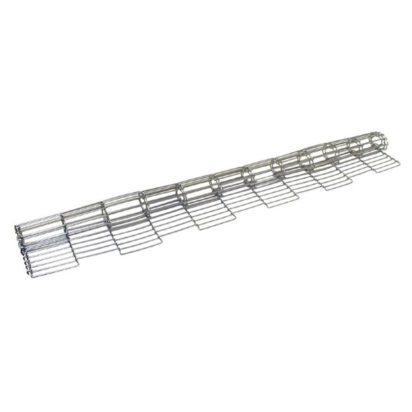 A wire mesh conveyor belting for a conveyor oven.