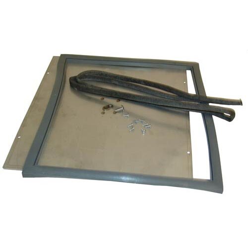 A metal frame with screws and a screwdriver for an All Points gasket kit.