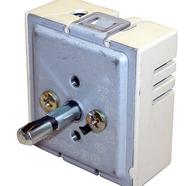 An All Points electrical control switch with a metal knob.