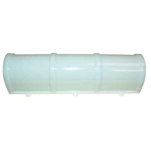 A white plastic cylinder with three holes.