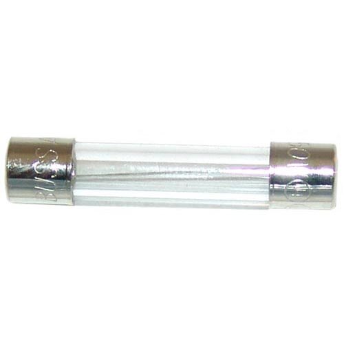 A close-up of a clear glass tube with silver metal on the side.