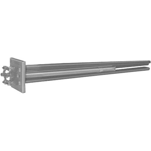 A metal rod with screws.