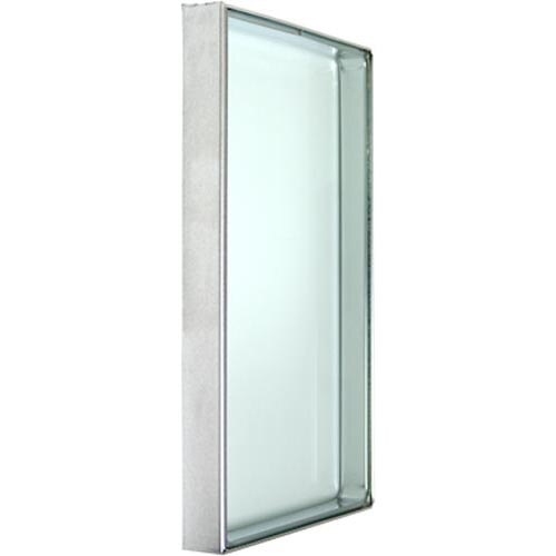 The rectangular glass window for an All Points convection oven door.