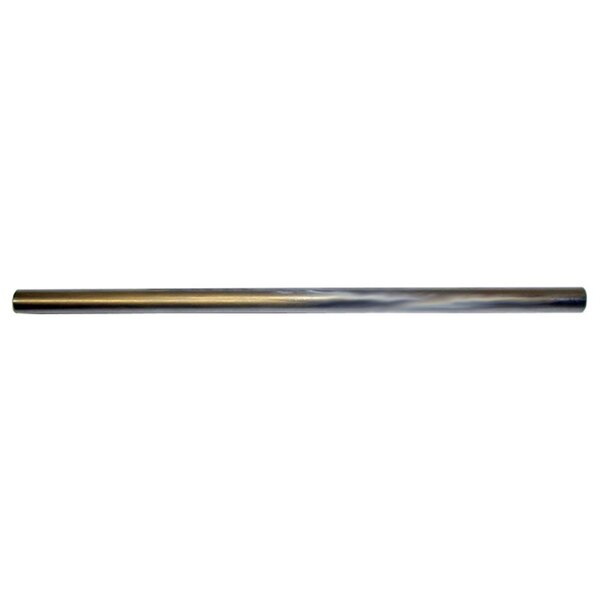 An All Points meat pusher shaft with a black handle on a long metal rod.