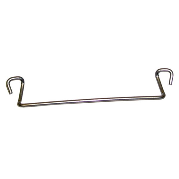 A long metal All Points Conveyor Belt Link with a metal hook.