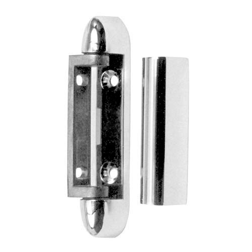 A close-up of an All Points edge mount hinge.